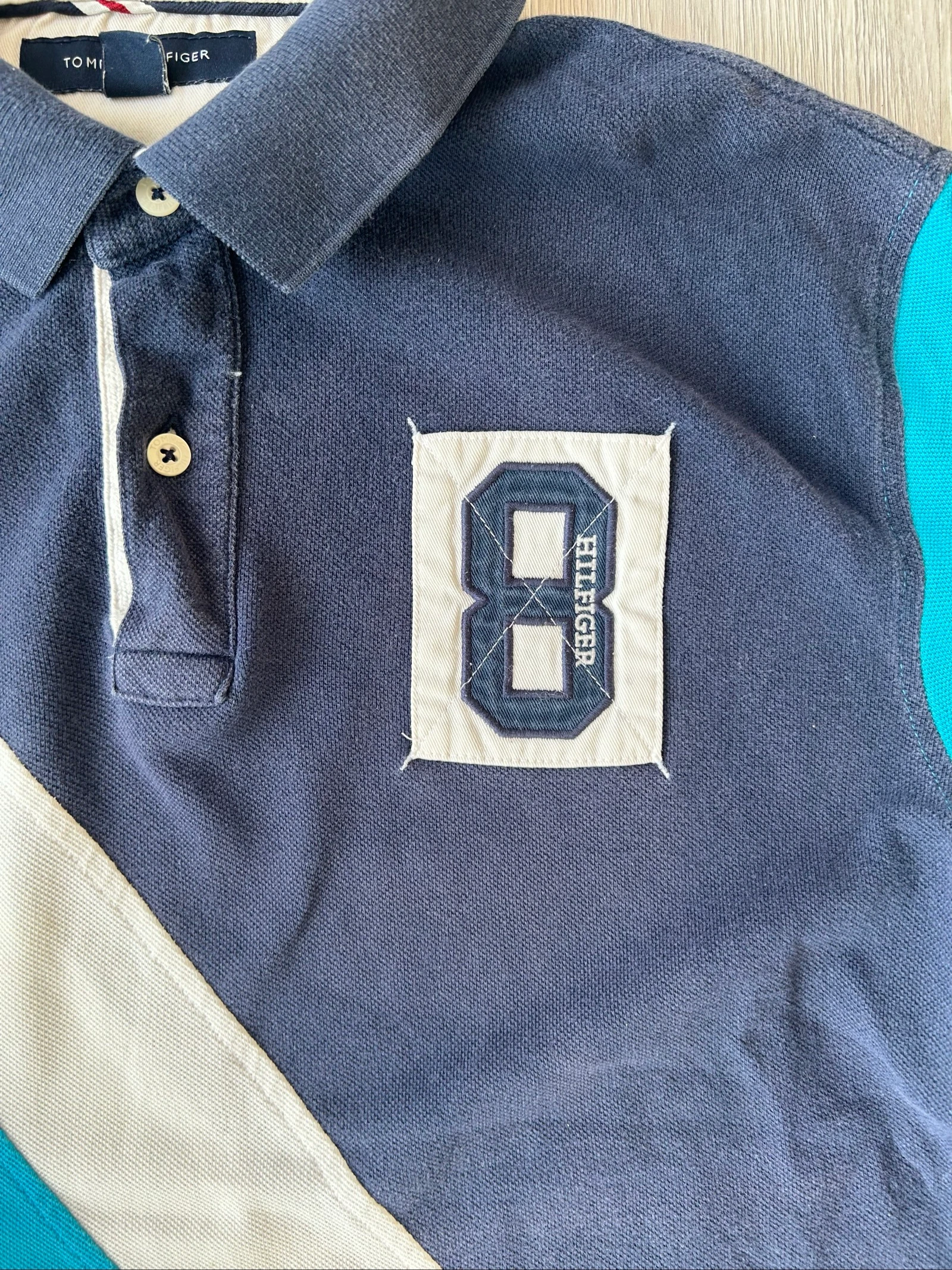 Polo Tommy Hilfiger Custom Fit Vintage Block Color - Talla L – photo 5